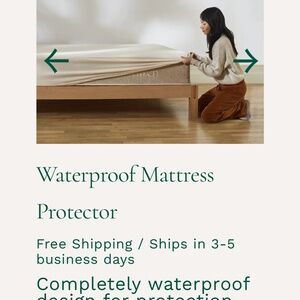 Birch organic Waterproof Mattress Protector